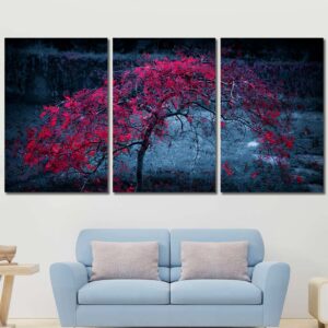 Dread Forest Framed Wall Art Layout-Three Panels Regular