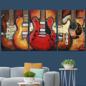 Epic Guitars Printed Panels Canvas Layout-Three Panels Regular