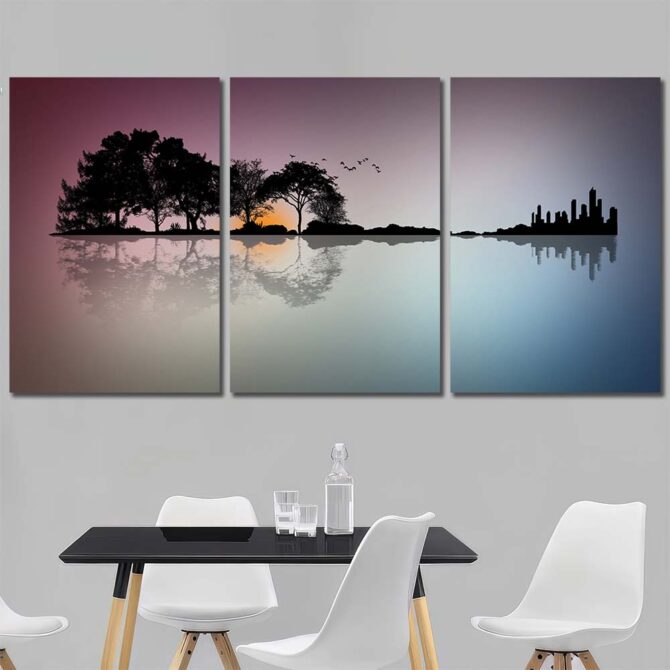 Guitar Multi Canvas Layout-Three Panels Regular