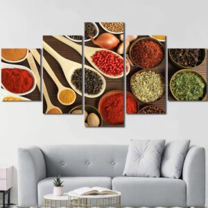 Tasty Spices Canvas Art Layout-Four Panels Diamond