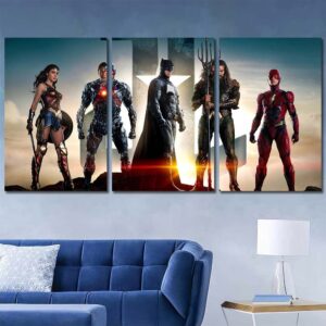 Avengers Wallart Print Layout-Three Panels Regular