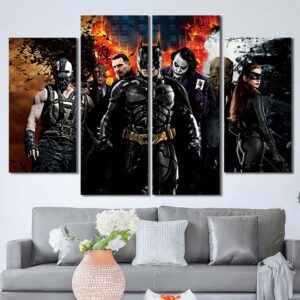Avengers Dark Side Canvas Picture Layout-Four Panels Diamond