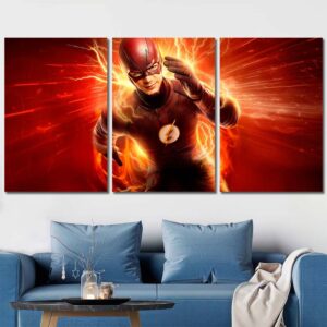 Flash Wall Poster Layout-Three Panels Regular