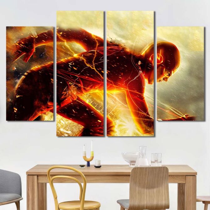 Flash Painting Layout-Four Panels Diamond