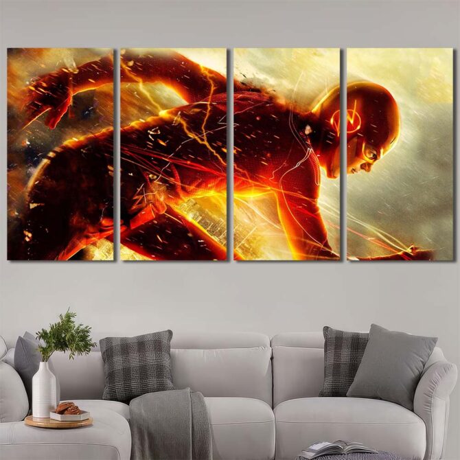 Flash Painting Layout-Four Panels Regular