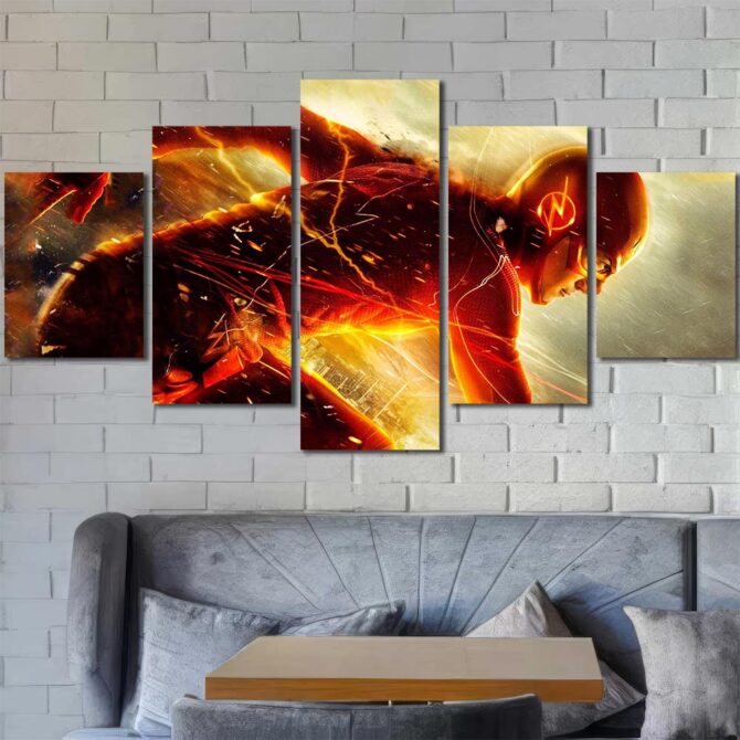 Flash Painting Layout-Five Panels Diamond