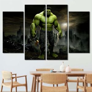 Hulk Artwork Layout-Four Panels Diamond