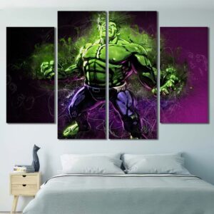 Hulk Comic Art Art Prints Layout-Four Panels Diamond