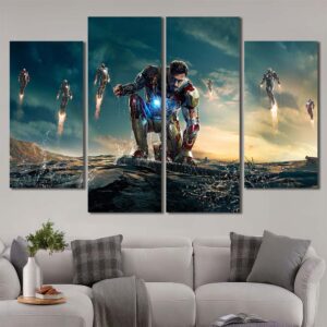 Ironman Poster Layout-Four Panels Diamond