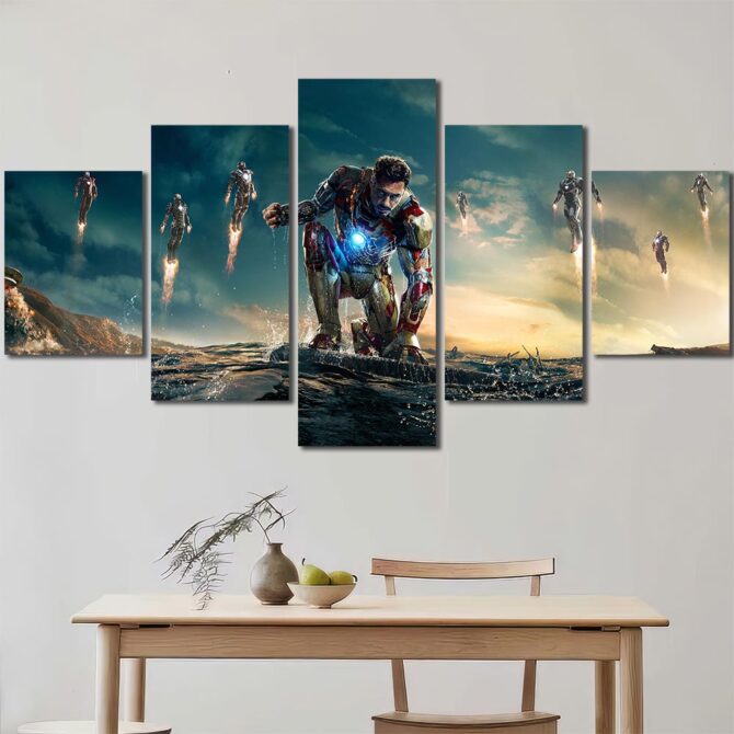 Ironman Poster Layout-Five Panels Diamond