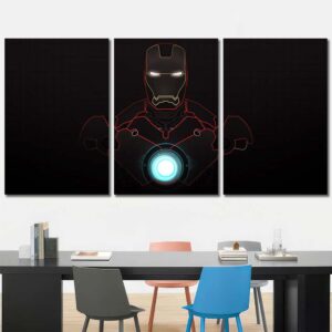 Movie Ironman Artwork Layout-Three Panels Regular