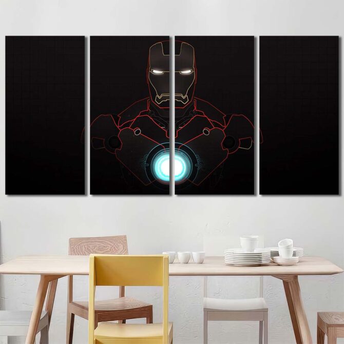 Movie Ironman Artwork Layout-Four Panels Regular
