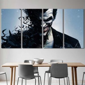Joker Wall Art Pictures Layout-Four Panels Regular