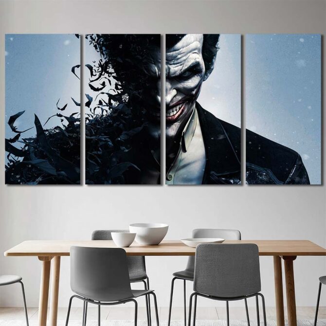 Joker Wall Art Pictures Layout-Four Panels Regular