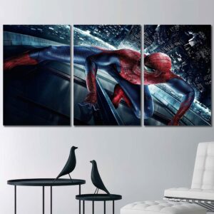 Spiderman Movie Art Layout-Three Panels Regular