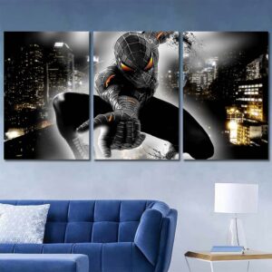 Spiderman Artwork Layout-Three Panels Regular
