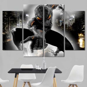 Spiderman Artwork Layout-Four Panels Diamond