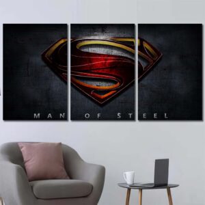 Movie Spiderman Wall Art with Frame Layout-Three Panels Regular