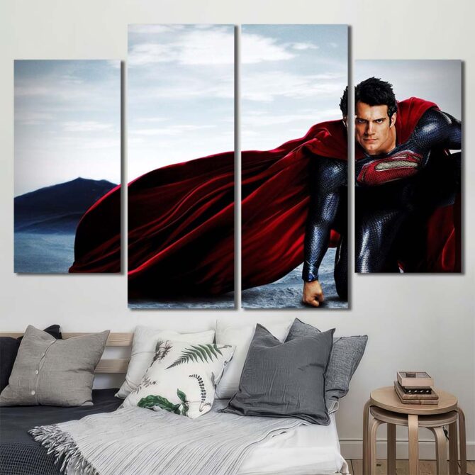 Spiderman Art Decor Canvas Layout-Four Panels Diamond