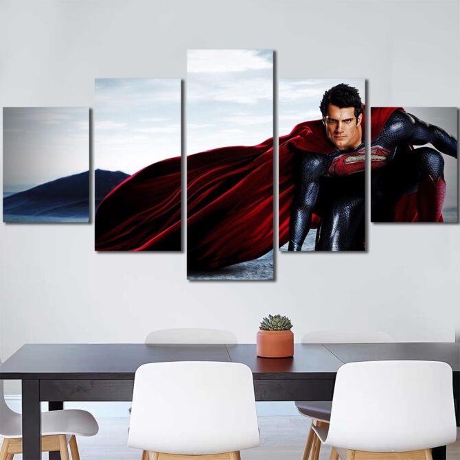 Spiderman Art Decor Canvas Layout-Five Panels Diamond