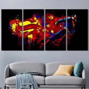 Spiderman Movie Multi Canvas Layout-Four Panels Regular