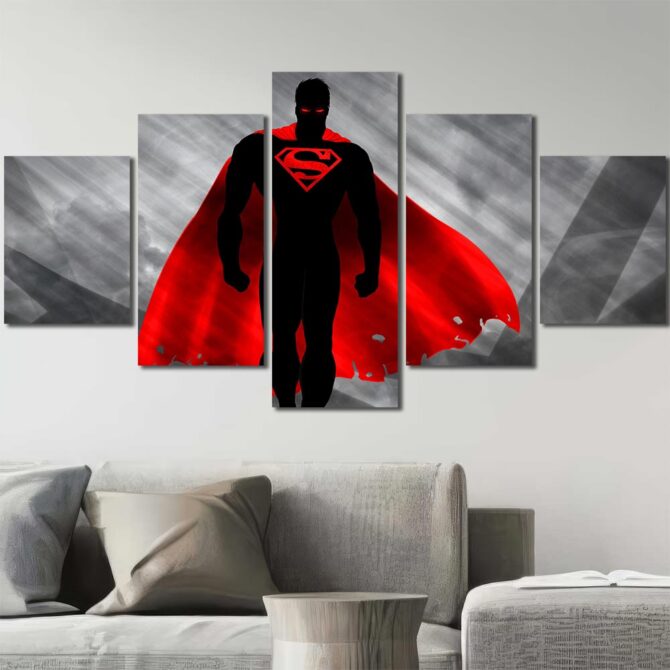 Movie Spiderman Framed Wall Art Layout-Five Panels Diamond