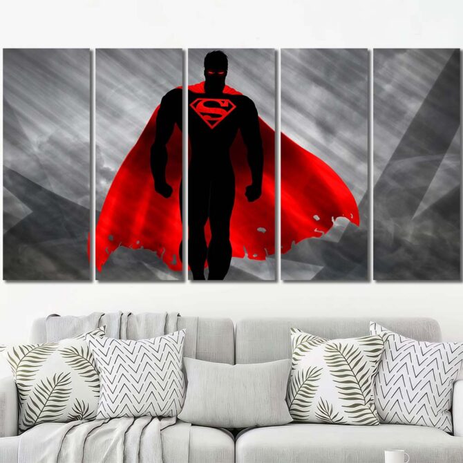 Movie Spiderman Framed Wall Art Layout-Five Panels Regular