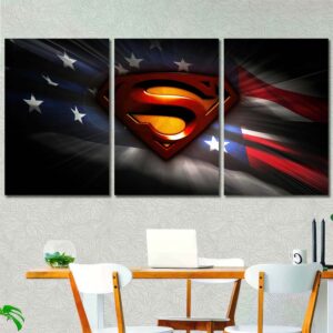 Spiderman Decor Art Canvas Layout-Three Panels Regular