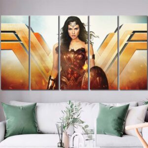 Wonder Large Wall Art Layout-Five Panels Regular