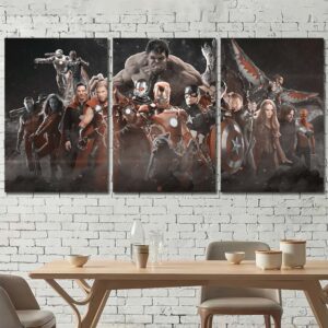Movie Avengers Canvas Art Layout-Three Panels Regular