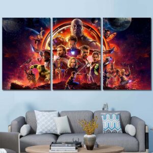 Avengers Art Print Layout-Three Panels Regular