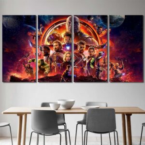 Avengers Art Print Layout-Four Panels Regular