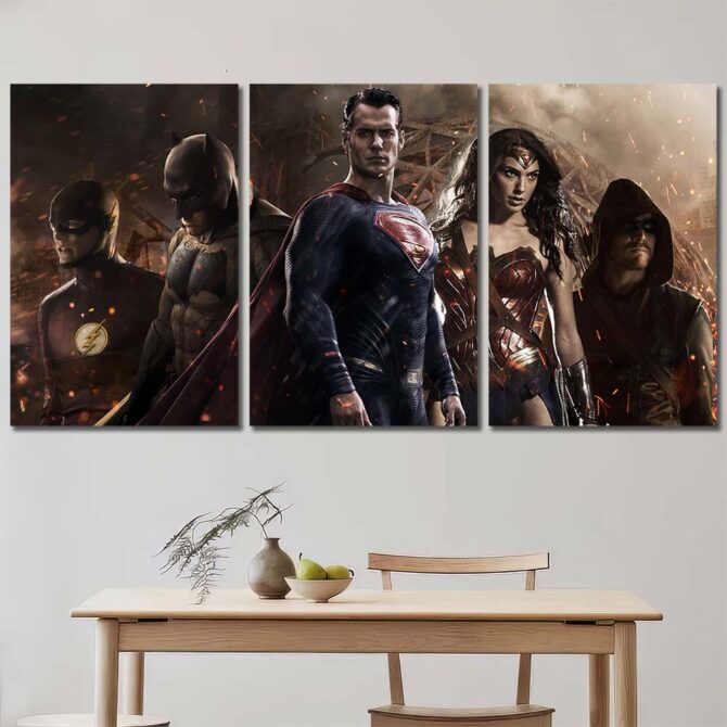 Avengers Canvas Prints Layout-Three Panels Regular