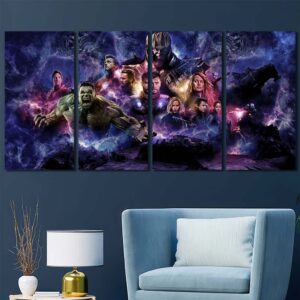 Avengers Canvas Picture Layout-Four Panels Regular
