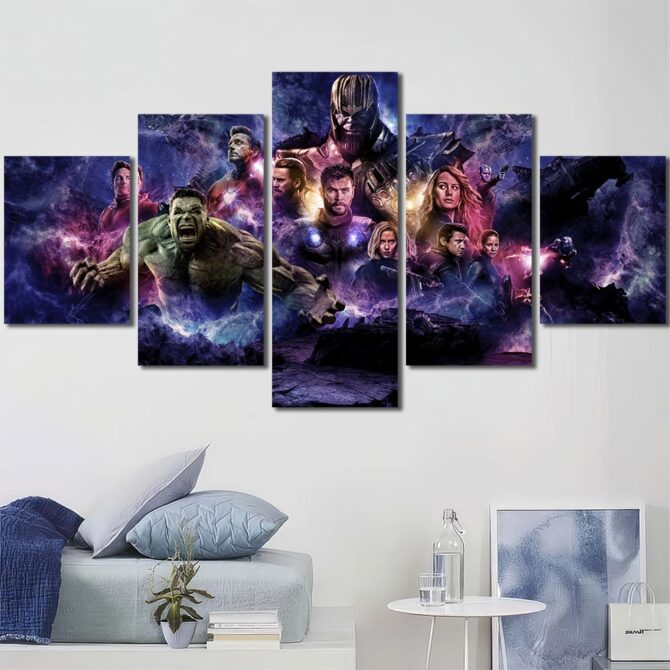 Avengers Canvas Picture Layout-Five Panels Diamond