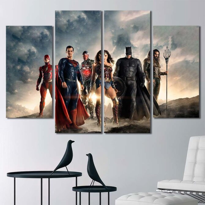 Avengers Art Layout-Four Panels Diamond