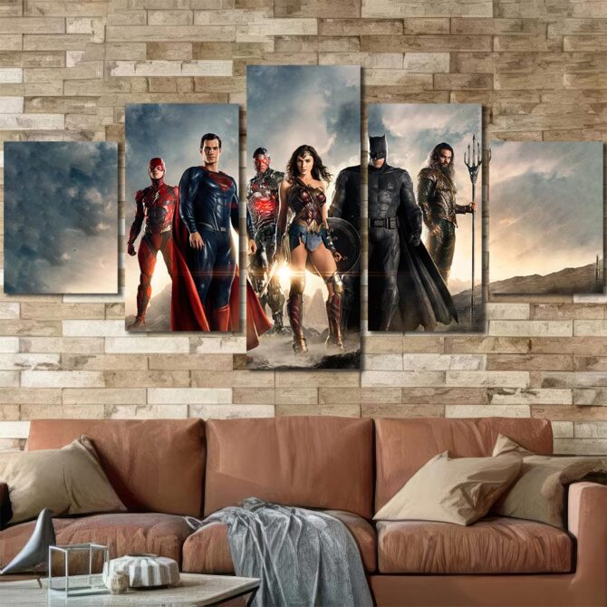 Avengers Art Layout-Five Panels Diamond