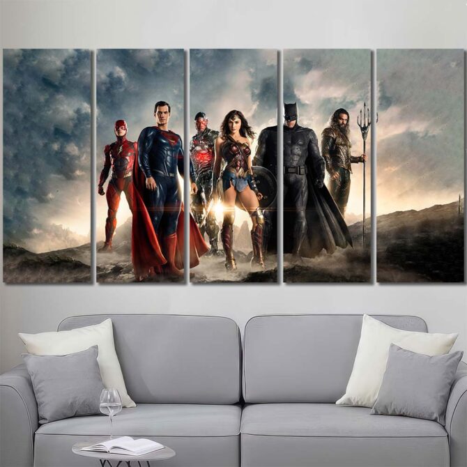 Avengers Art Layout-Five Panels Regular