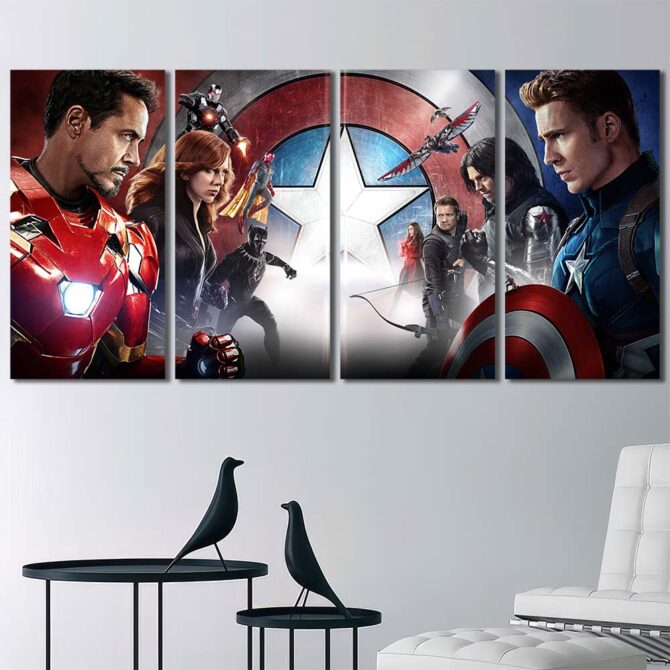 Avengers Poster Layout-Four Panels Regular