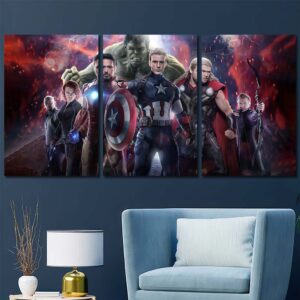 Avengers Canvas Art Layout-Three Panels Regular