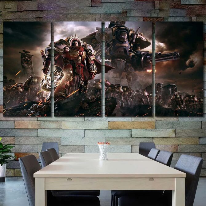 Avengers Canvas Wallart Layout-Four Panels Regular