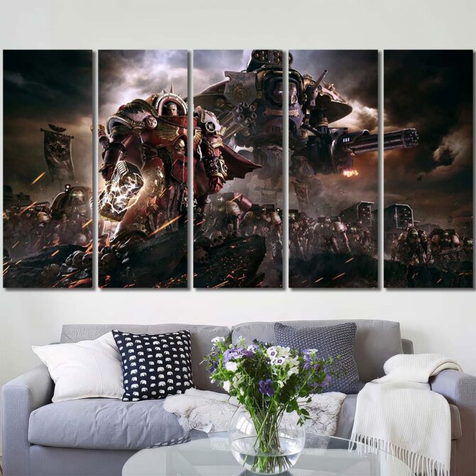 Avengers Canvas Wallart Layout-Five Panels Regular