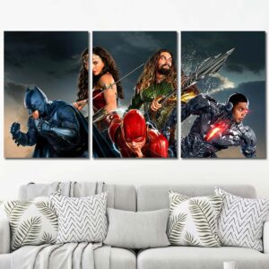 Avengers Cool Wall Art Layout-Three Panels Regular