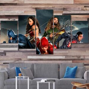 Avengers Cool Wall Art Layout-Five Panels Diamond