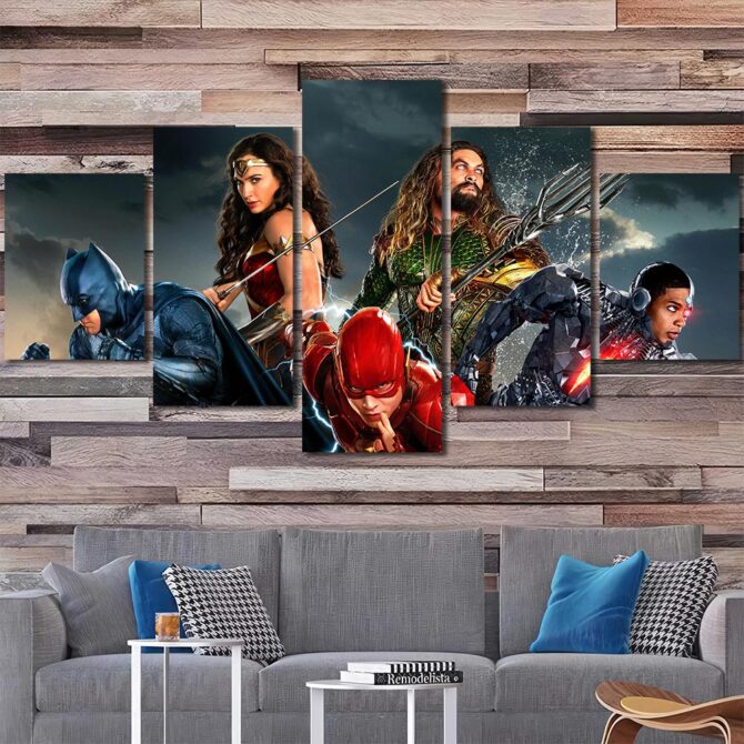 Avengers Cool Wall Art Layout-Five Panels Diamond