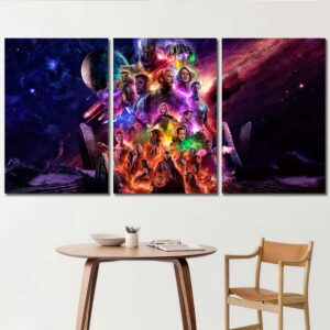 Avengers Big Wall Decor Layout-Three Panels Regular