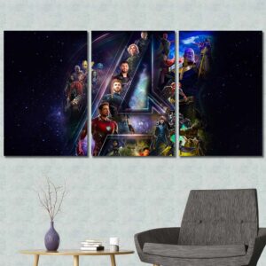 Avengers Home Decor Canvas Layout-Three Panels Regular