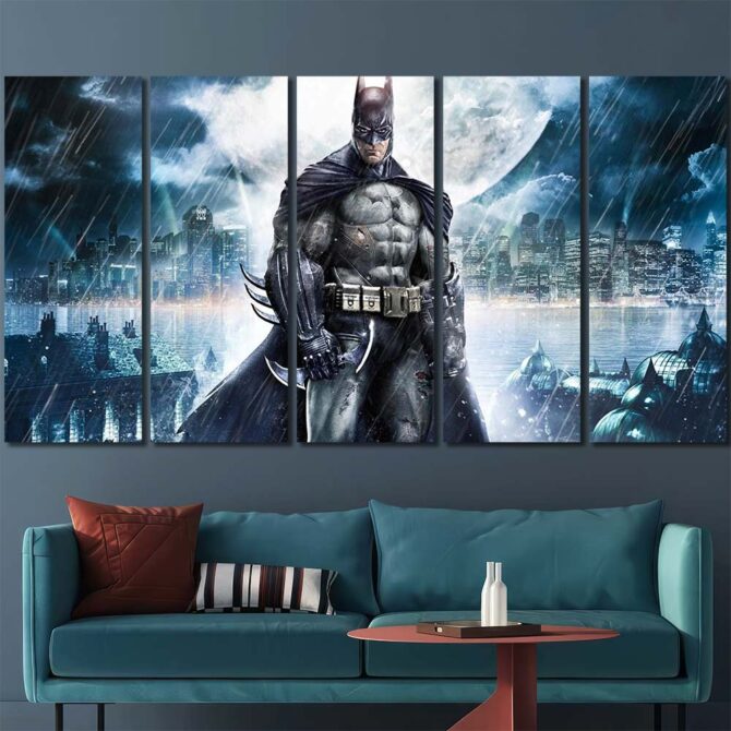 Batman Art Print Layout-Five Panels Regular