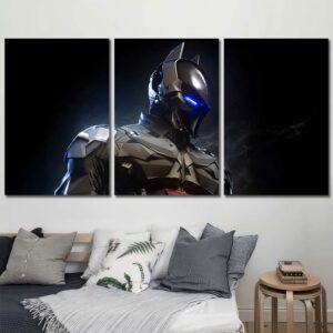 Batman Arkham Knight Canvas Prints Layout-Three Panels Regular