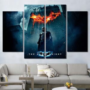 Batman Dark Knight Canvas Painting Layout-Four Panels Diamond